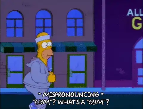 simpsons Simpsons- What's a GYM?